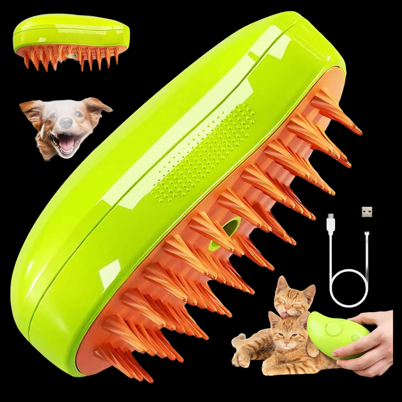 Cepillo Vapor para Gato 🐱 Y perro 🐶