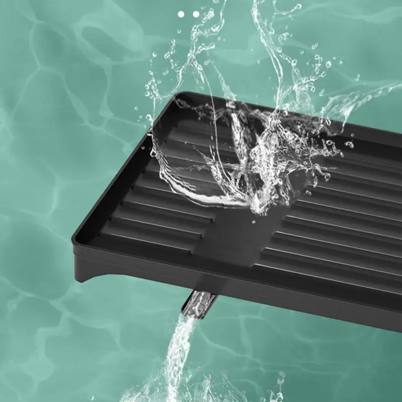 Escurridor de platos 2 niveles con drenaje de agua