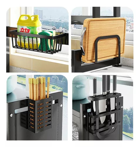 Escurridor de platos con gabinete acero inoxidable
