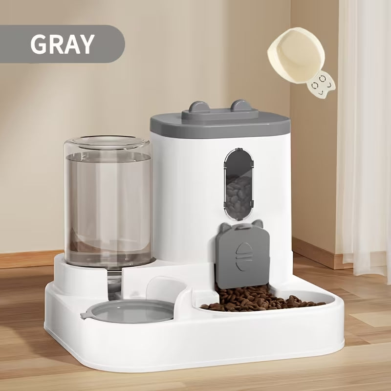 Comedero dispensador automático 2 en 1