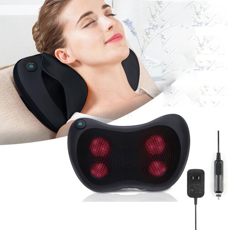 Cojín masajeador ergonómico recargable