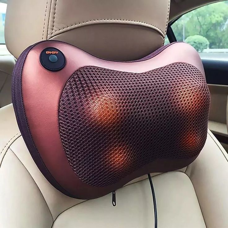Cojín masajeador ergonómico recargable