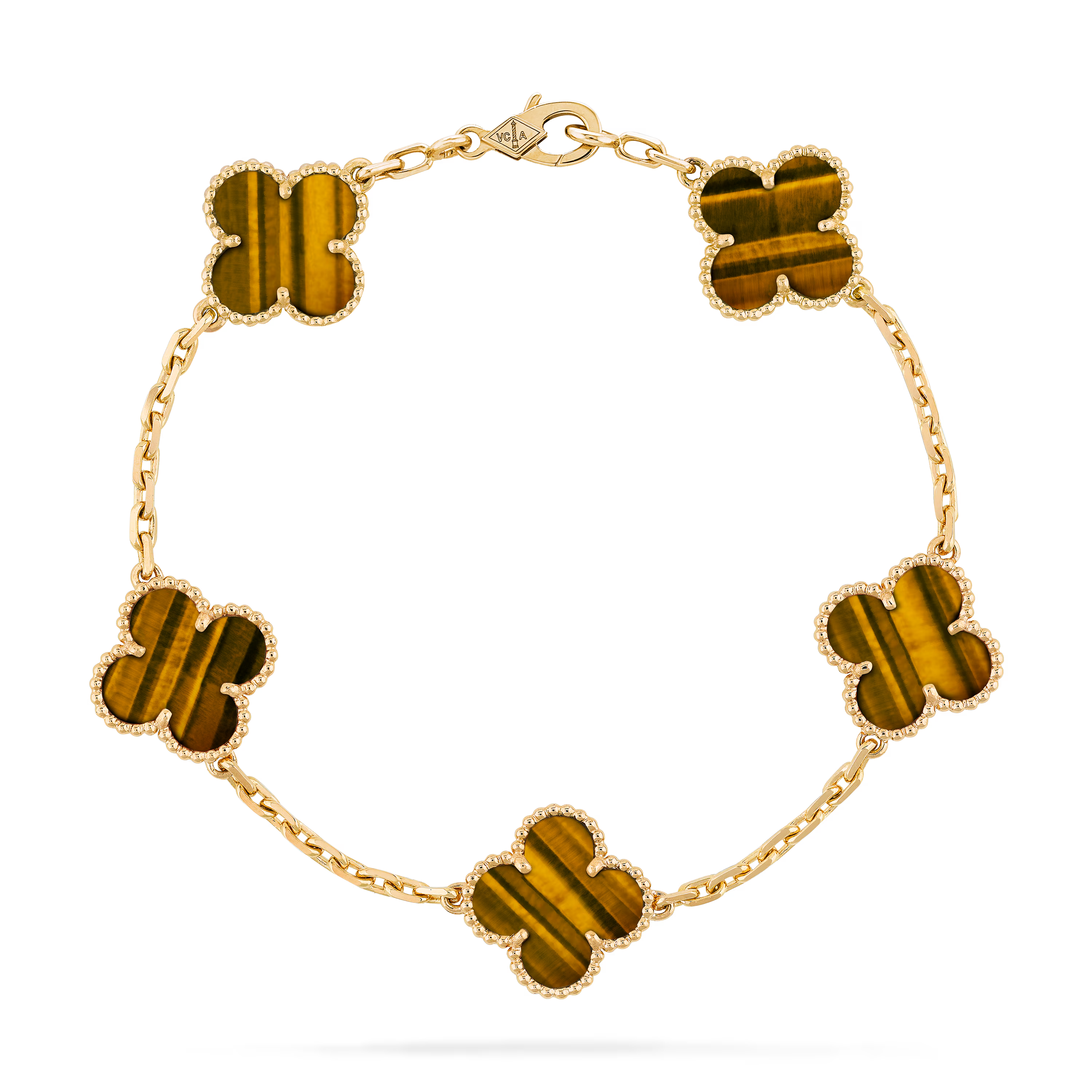 Pulsera Van Cleef Trebol 18k